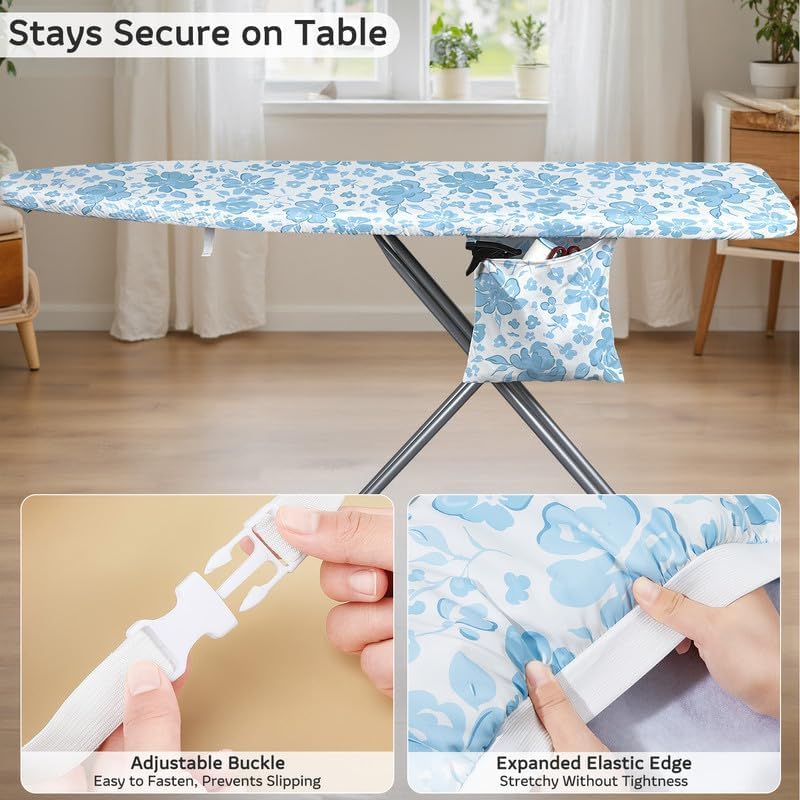 FIOBEE Ironing Board Cover and Pad Extra Thick Iron Board Pad - Image 5
