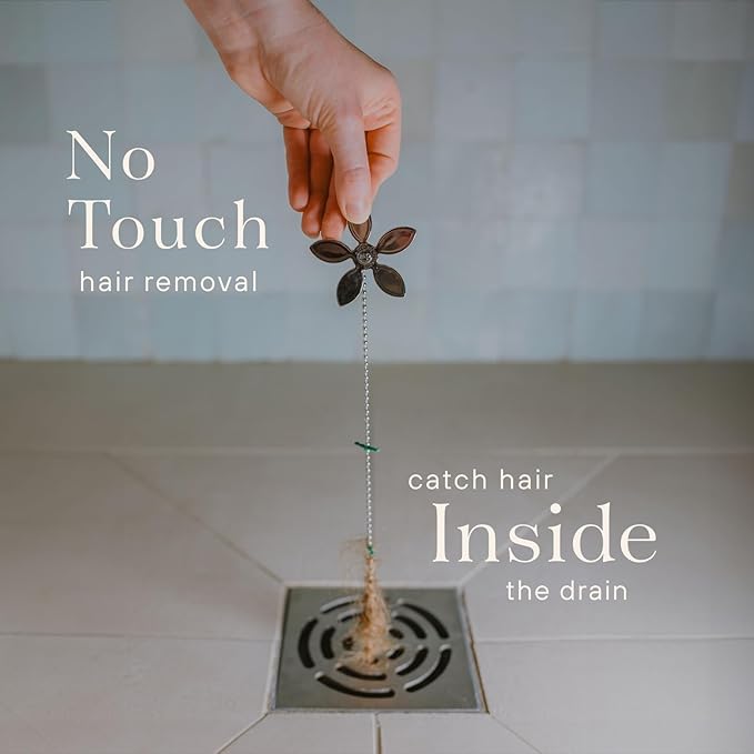 Shower Drain Hair Catcher – Disposable Bathroom Hair Trap, Helps Prevent Clogs - Image 2