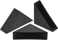 uxcell 20Pcs Plastic Corner Protectors 12x50mm Right Angle Shape Glass Corner Guards Cushion for Corner Protection of Glass, Mirror, Tile, Black