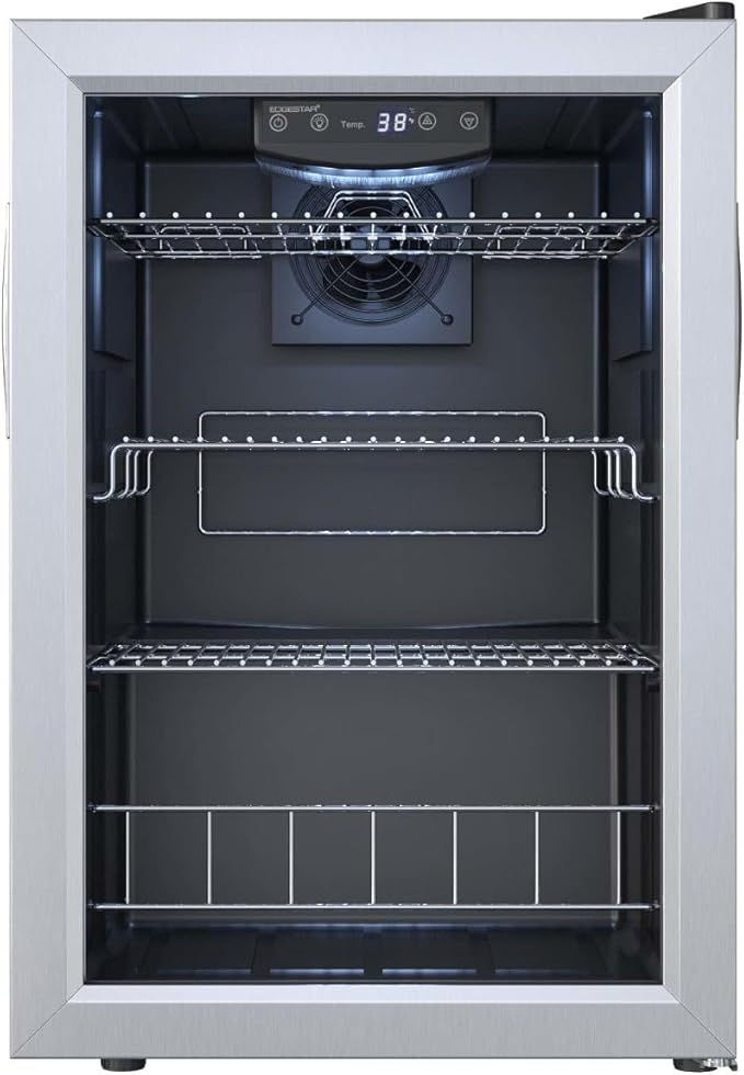 EdgeStar BWC91SS 17 Inch Wide 80 Can Capacity Extreme Cool Beverage Center