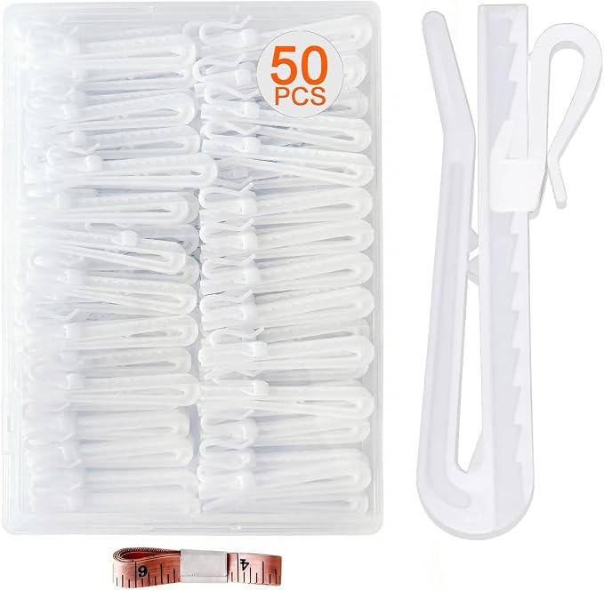 Adjustable Pinch Pleat Curtain Hooks, Only by Unknown