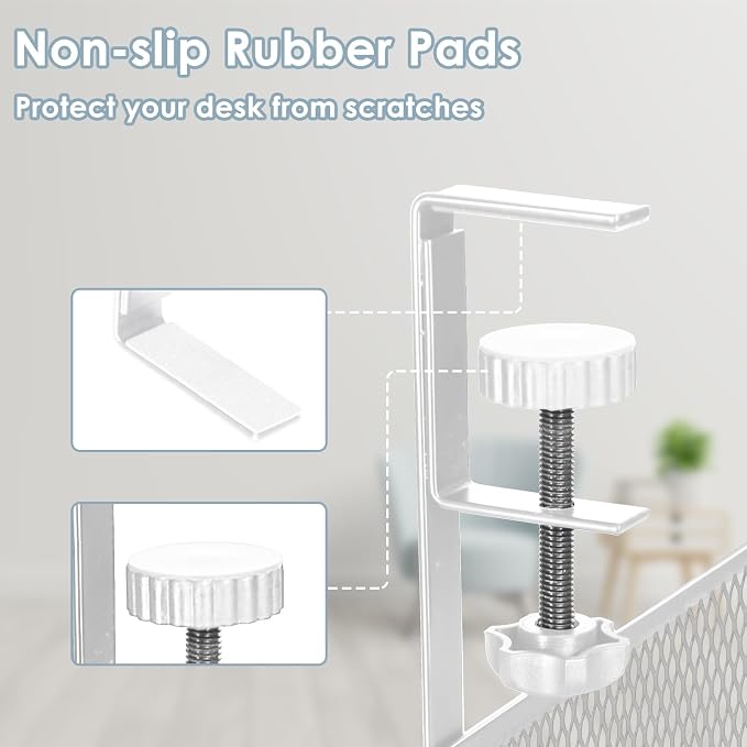 Cable Management Under Desk, Under Desk Cable Management Tray | No Drill Cable - Image 3