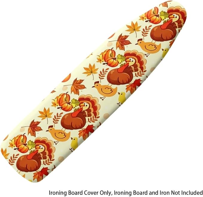 Thanksgiving Turkey Ironing Board Cover and Pad Heat Reflective Stain Resistant - Image 6