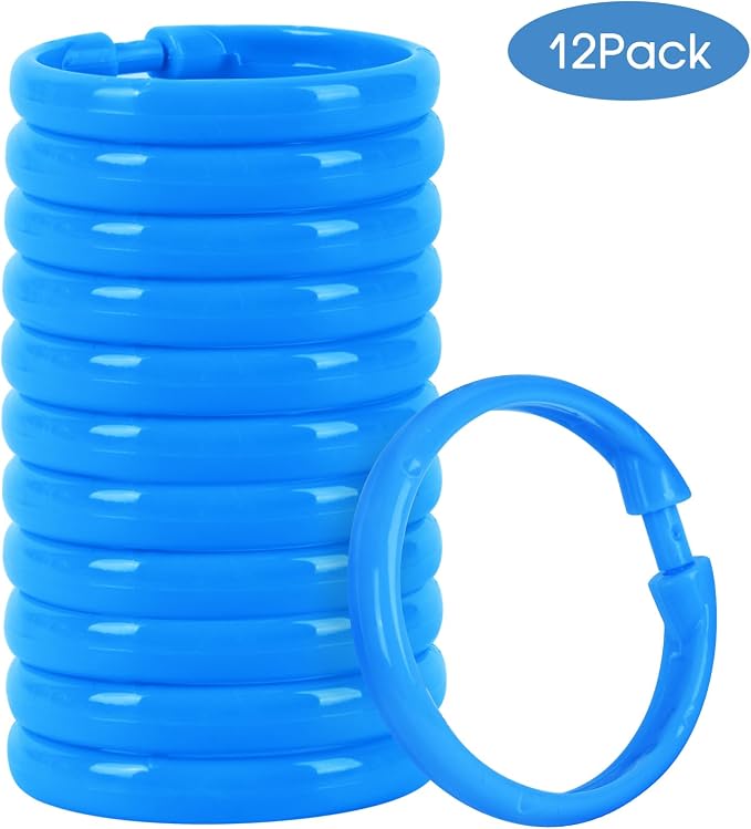 Blue Shower Curtain Hooks - Image 7