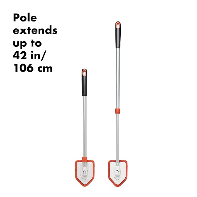 OXO Good Grips Extendable Shower, Tub and Tile Scrubber – 42 in, Versatile - Image 3