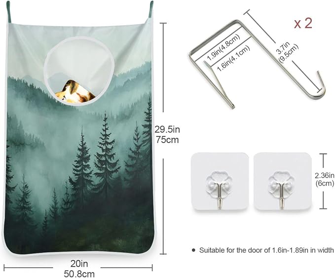 Hanging Laundry Hamper Over the Door - Image 3