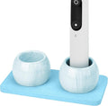 2 Pack Ceramic Toothbrush Holder by LUEXBOX