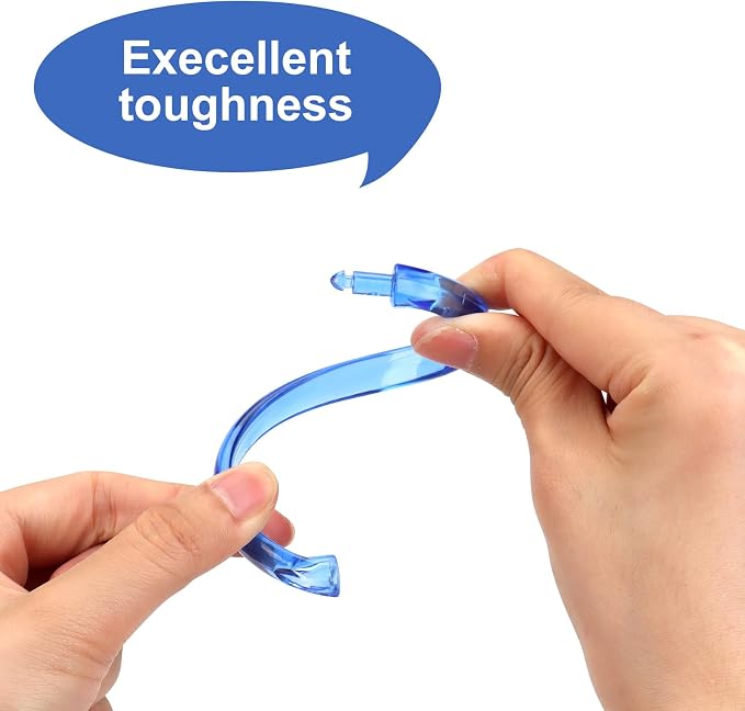 Blue Shower Curtain Hooks - Image 2