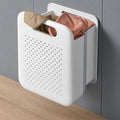 Goderewild Collapsible Laundry Basket, Space-Saving Wall-Mounted Hamper by Goderewild