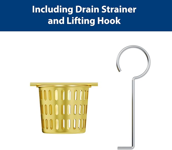 Neodrain Golden Strainer-Hook, Only Fit Neodrain Shower Drain | 304 Stainless - Image 4