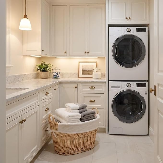 Household Essentials Wicker Laundry Basket - Image 6