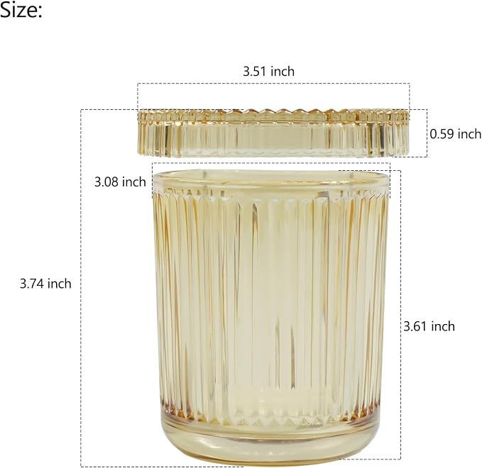 2 Pack Glass Container Qtip Holder - Image 3