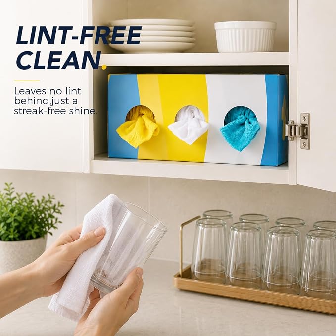 UNIMADE Microfiber Cleaning Cloth, 150 Pack Microfiber Towels - Image 3