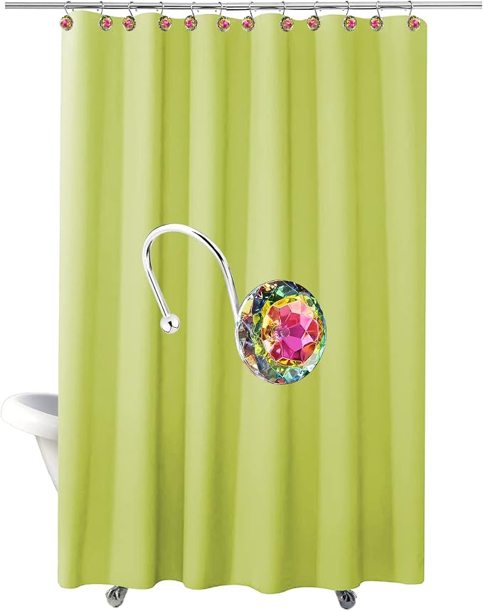 12PCS Stainless Steel Shower Curtain Hooks Rings - Image 6
