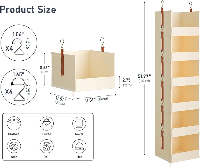 DIMJ Hanging Closet Organizer - Image 2