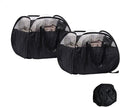Collapsible Laundry Basket, 90L Tear Proof Mesh Pop-up Hamper 2PCS | Foldable by HEDONLEE