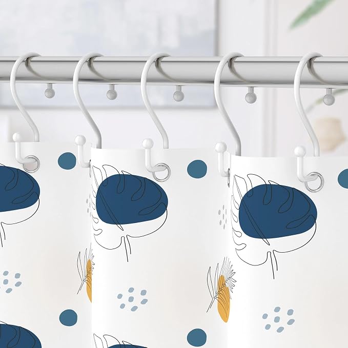 Goowin Metal Shower Curtain Hooks Rings, S Shape Metal Shower Curtain Rings - Image 7