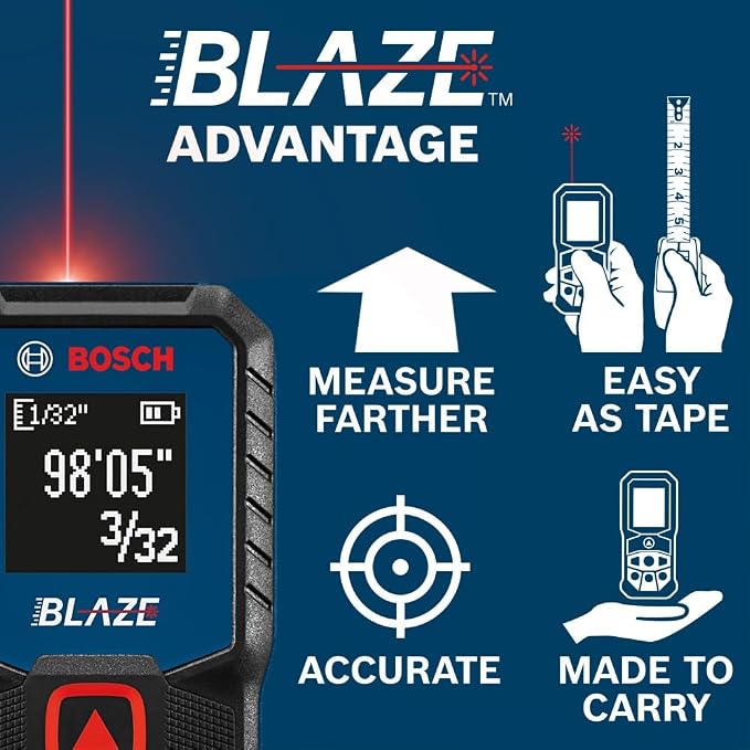 BOSCH GLM100-23 100ft Laser Measure - Image 8