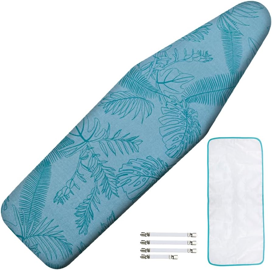Ironing Board Cover and Pad, Extra Large 21x57, Extra Thick by Dalykate