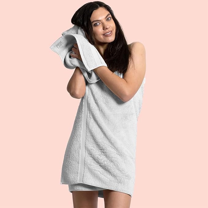 Chakir Turkish Linens 100% Cotton 6-Piece Towel Set, Oeko-Tex Certified: 2 Bath - Image 2