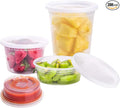 TashiBox [8 oz, 16Sets each size Plastic food storage containers by TashiBox