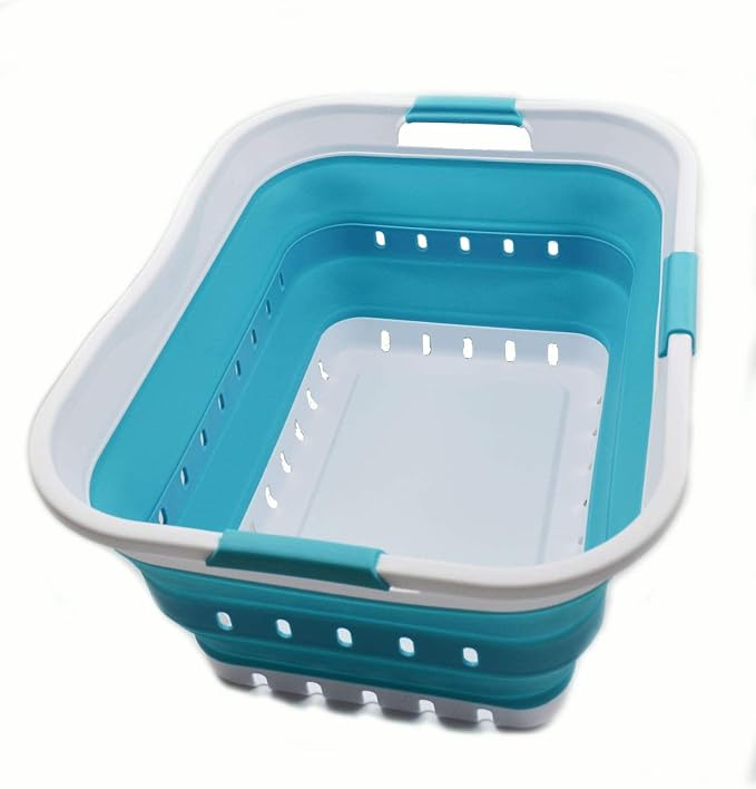 SAMMART 42L Collapsible Plastic Laundry Basket - Image 3