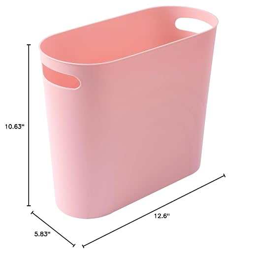 rejomiik Small Bathroom Trash Can, 3.5 Gallon Slim Garbage Can, Office and - Image 7