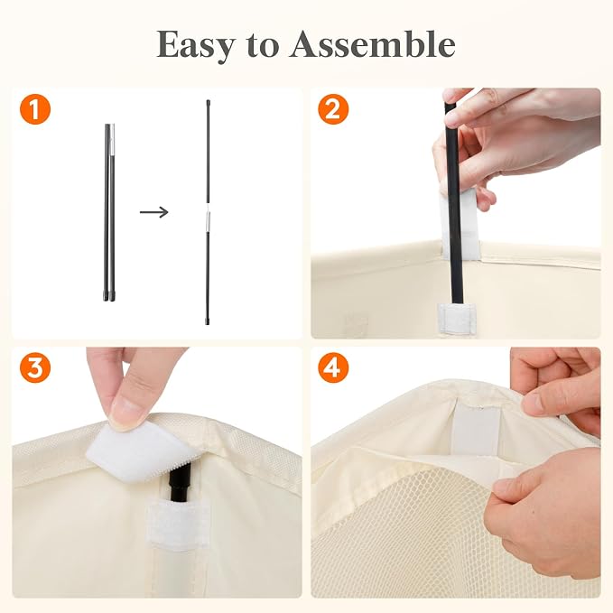 Lifewit Triple Laundry Hamper - Image 3