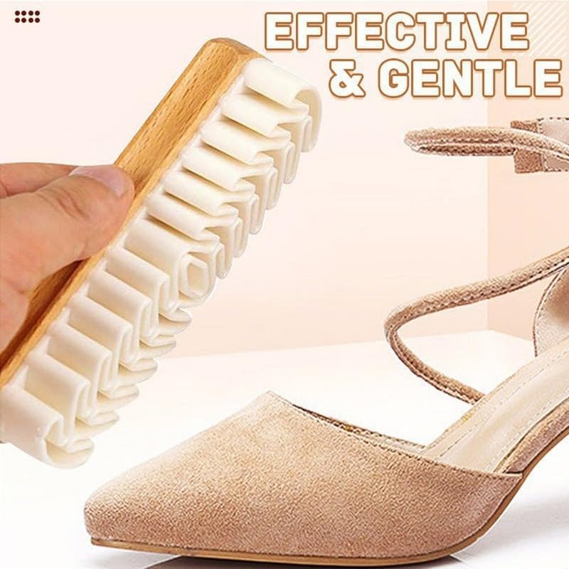 1 Pc Suede & Nubuck Cleaning Brush Set, Medium Size 5.1x1.7x1.1 Inch, and - Image 2