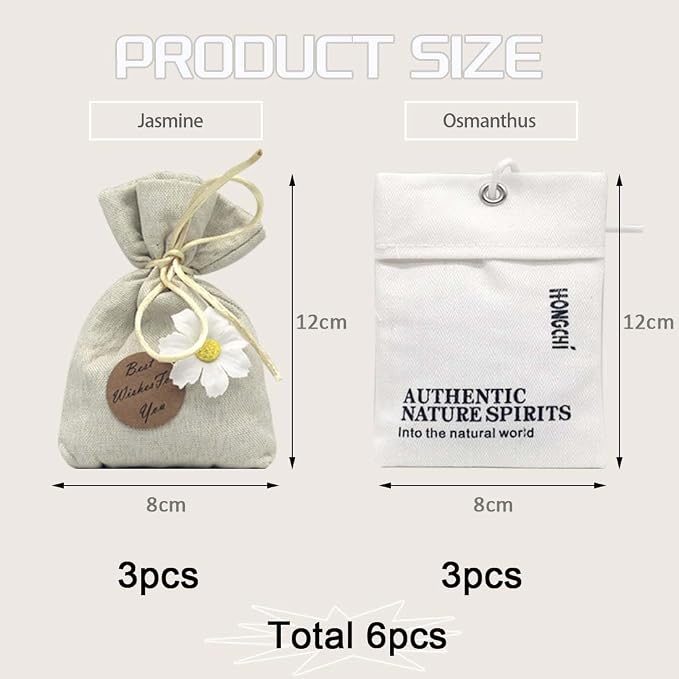 6-Pack Scented Sachets, Air Freshener Bags - Image 4