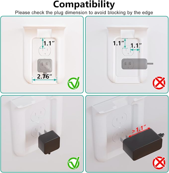 WALI Outlet Shelf Wall Holder, Bathroom Shelf - Image 5