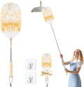 LOVECO Lambs Wool Dusters for Scratch-Free Cleaning Extendable 29-49 Inch | by LOVECO