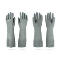 Mamison Rubber Dishwashing Gloves, Non-Slip Kitchen, 2 Pairs | Korean natural by QualityKitchenandHome