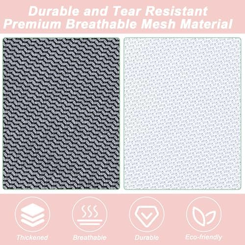 4 Pack Mesh Travel Laundry Bag 12" x 16"Extra Large Dirty Clothes Organizer - Image 6