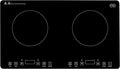 OMEO Portable Double Induction Cooktop 2 Burner Electric Cooktop, Touch Control 110V Induction Cooker with Safety Lock, Pause, Auto Shutoff Timer Setting, 9 Heating Level and Overheating Protection