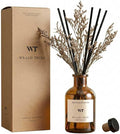 Flower Reed Diffuser Set Vanilla Cinnamon Scent by WEALD+TRIBE