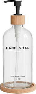 Glass Hand Soap Dispenser Bathroom Set by Brighter Barns by BrighterBarns
