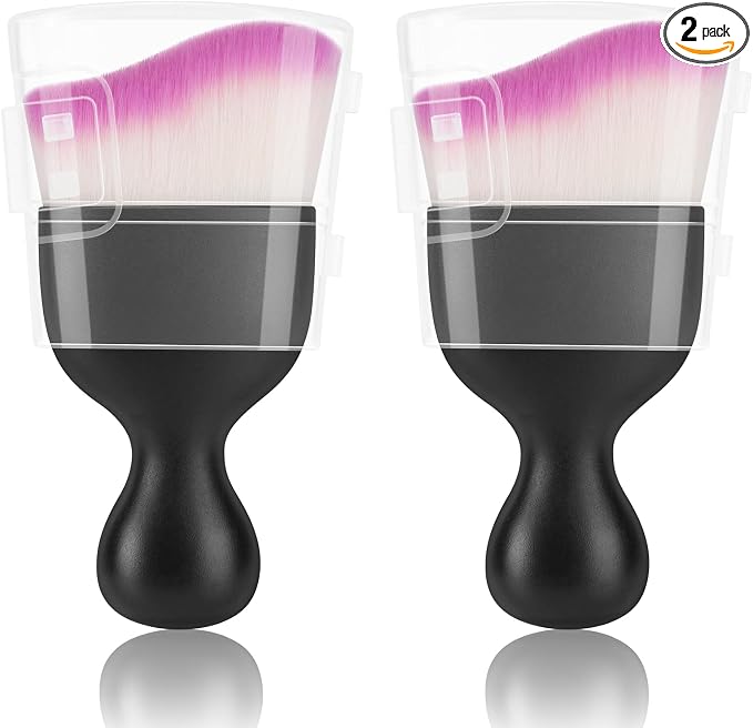 Amrules 2 Pcs Car Interior Detailing Brush Cleaning Tools, Gentle on Surfaces by Amrules