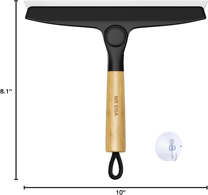 MR.SIGA Silicone Squeegee for Shower Door, 10 inch, showers and glass surfaces - Image 8