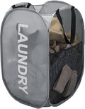 Mesh Laundry Hamper Pop Up Laundry Hamper Collapsible Laundry Basket by Aplter