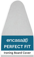 Encasa XO Ironing Board Cover and Pad, Heat Proof 54"x15" by EncasaXO