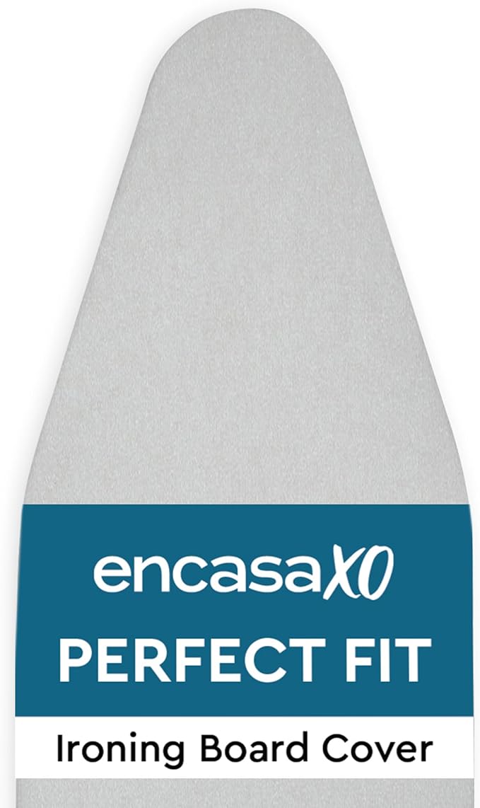 Encasa XO Ironing Board Cover and Pad, Heat Proof 54"x15" by EncasaXO