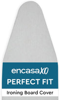 Encasa XO Ironing Board Cover And Pad 42"x14" - 4mm Felt & 2mm foam Metallized by EncasaXO