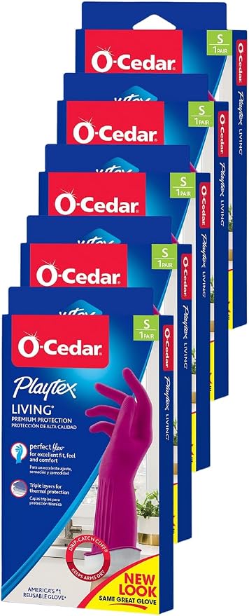Playtex Living Reuseable Rubber Cleaning Gloves, Premium Protection Reusable by PlaytexSport