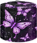 Purple Butterfly Air Fryer Dust Cover for Instant Pot Accessories 6 Quart Dust Covers for Kitchen Appliances Living Room Table Decor Covers Appliances with Handle Pocket