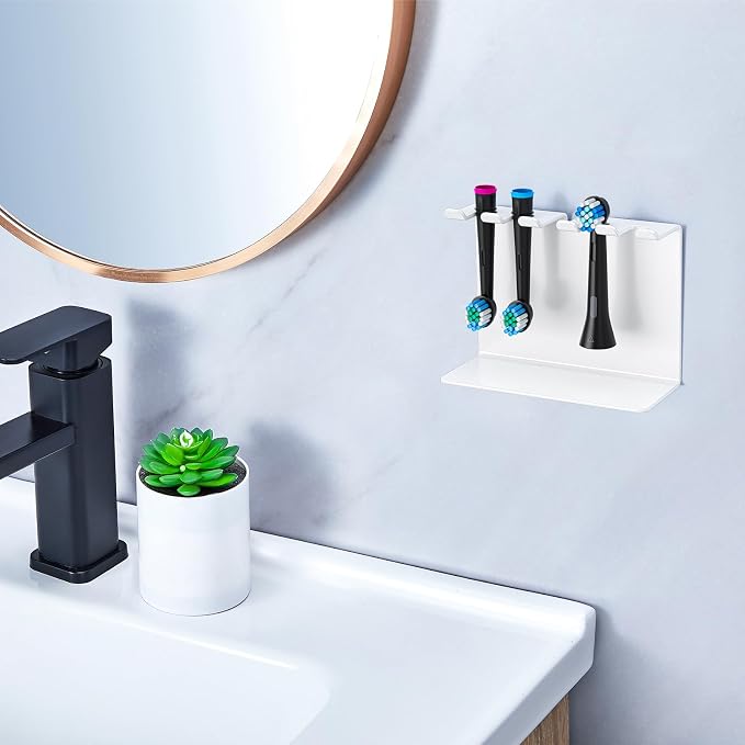 Electric Toothbrush Head Holder, Oukimly Toothbrush Holder Wall Mounted or - Image 3
