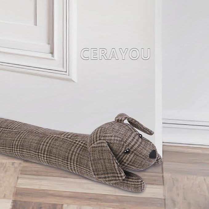 36 Inch Heavy Duty Under Door Draft Stopper, Cute Animals Shape Door & Window by CERAYOU