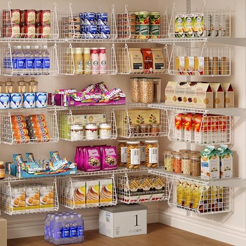 3-Tier Hanging Laundry Basket Organizer：Foldable Wire Shelf Laundry Room - Image 6