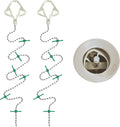 Bathtub Drain Hair Catcher – Disposable Bathroom Hair Trap, Helps Prevent Clogs by DrainWig