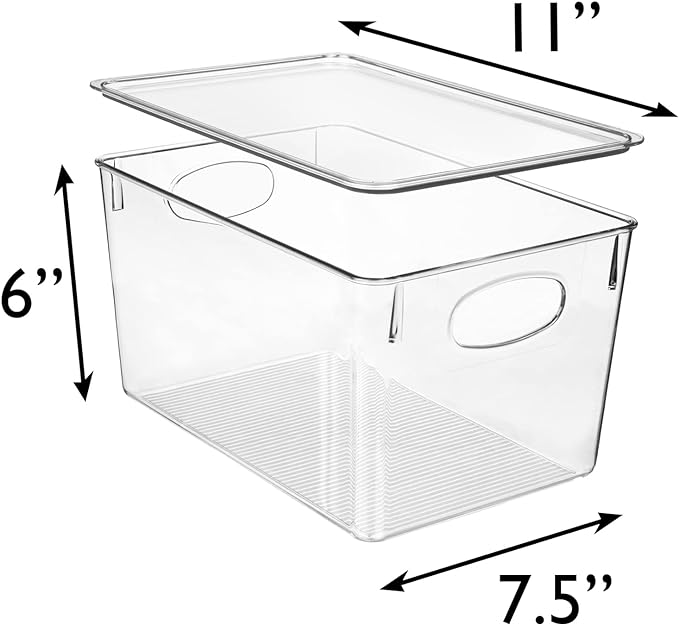 CLEARSPACE Plastic Storage Bins - Image 6
